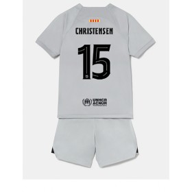 Baby Fußballbekleidung Barcelona Andreas Christensen #15 3rd Trikot 2022-23 Kurzarm (+ kurze hosen)